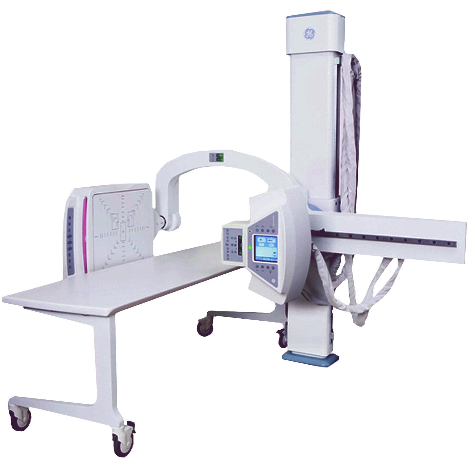 GE Definium 500 Floor column stand with rotating U-arm